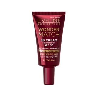 Eveline Wonder Match Krem BB z SPF50 /02/ Vanilla 30 ml