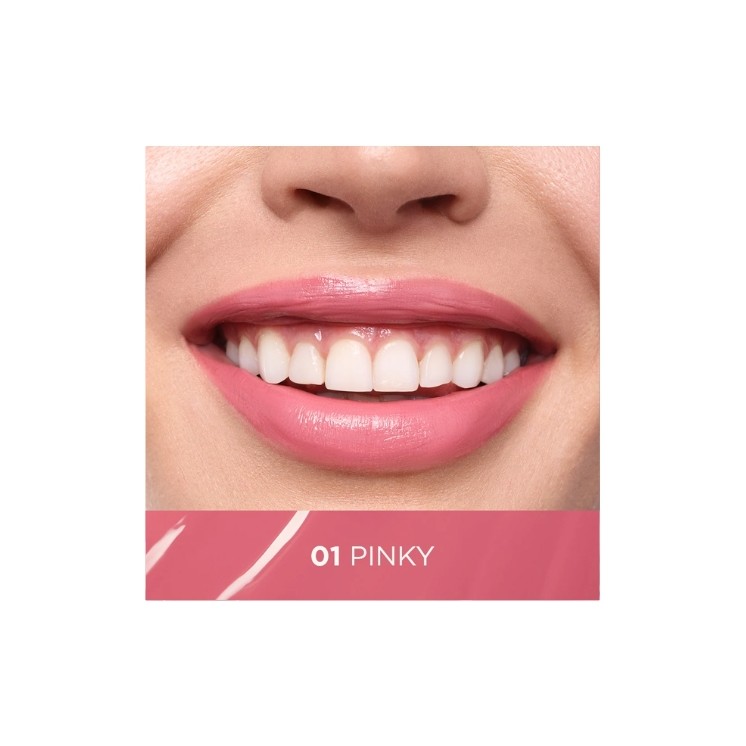 Eveline VinyLove długotrwała Pomadka płynna z efektem gloss /01/ Pinky 4 ml