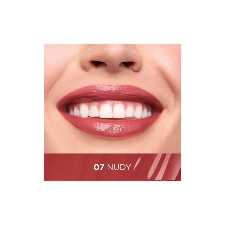 Eveline VinyLove długotrwała Pomadka płynna z efektem gloss /07/ Nudy 4 ml