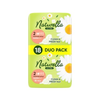 Naturella Podpaski Duo Pack Normal Plus 18 sztuk