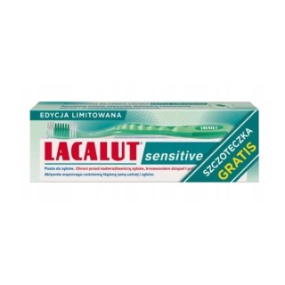 Lacalut Sensitive Pasta do zębów + Szczoteczka Gratis 75 ml