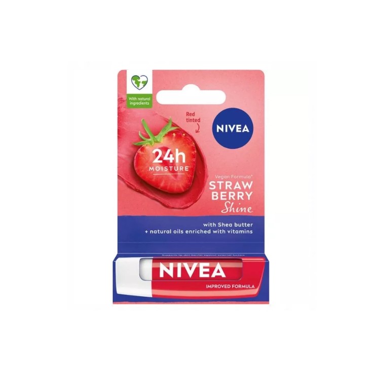 Nivea ochronna Pomadka do ust Strawberry Shine 4,8 ml