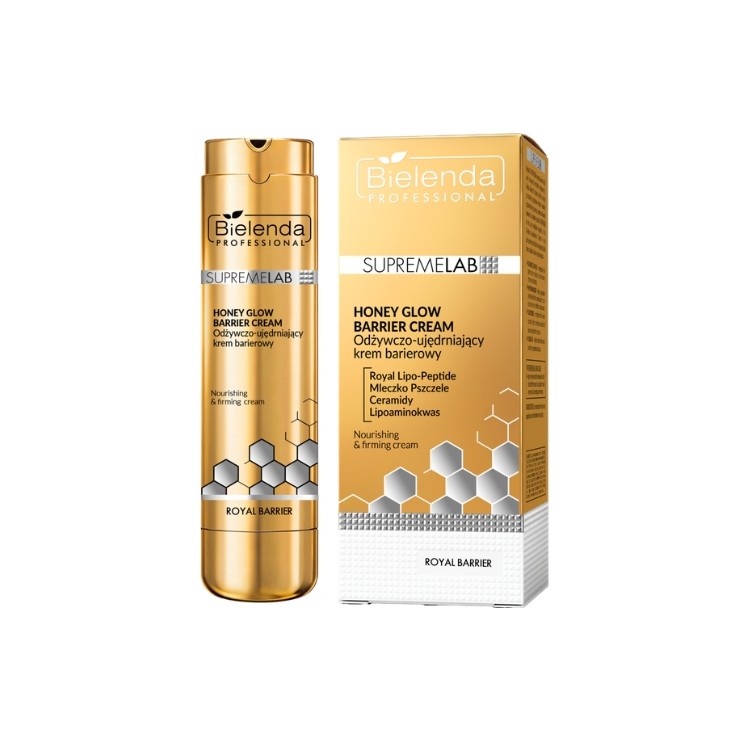 Bielenda Professional Supremelab Honey Glow Barrier Cream odżywczo-ujędrniający Krem barierowy 45 ml