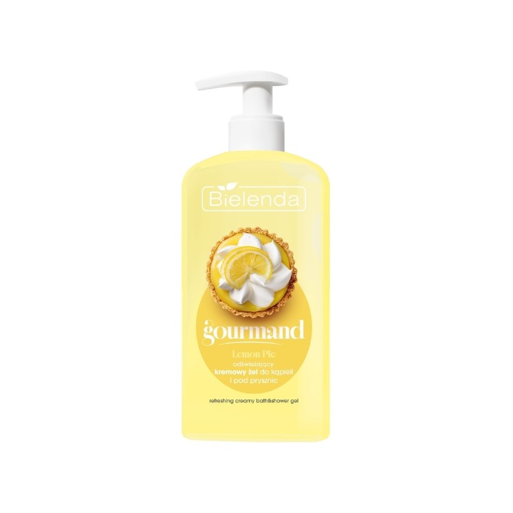 Bielenda Gourmand Lemon Pie odświeżający, kremowy Żel do kąpieli i pod prysznic 300 ml