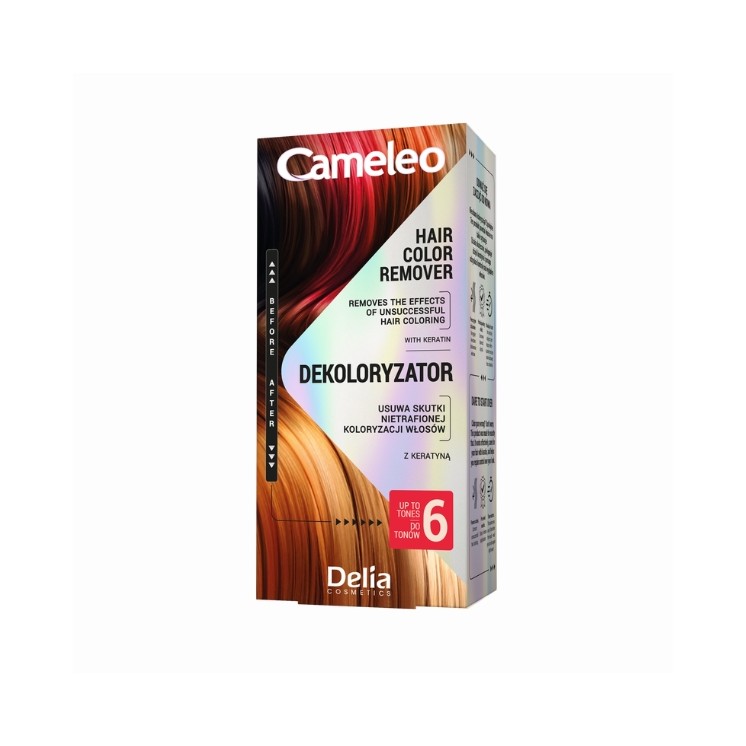 Delia Cameleo Omega Dekoloryzator do włosów z keratyna do 6 tonów 