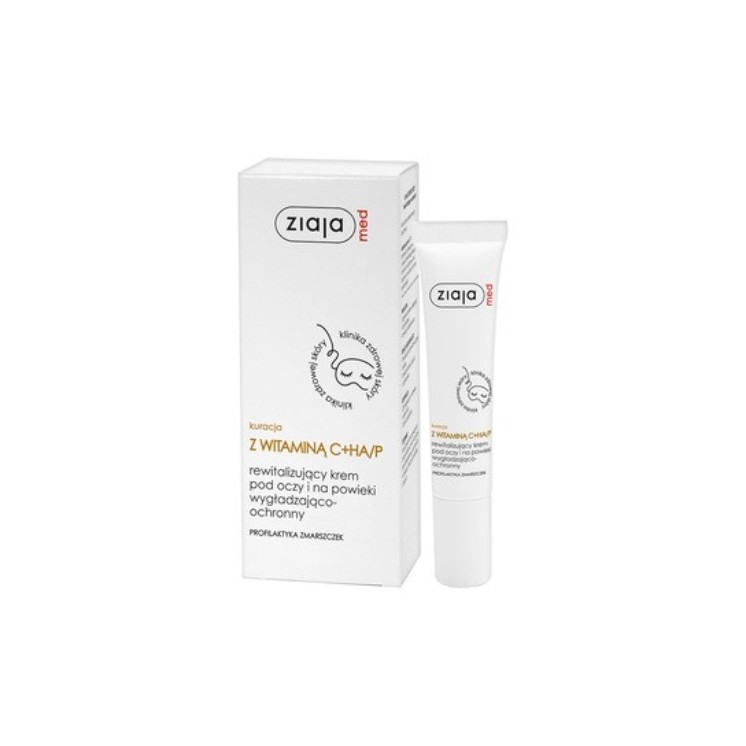 Ziaja Med Kuracja z witaminą C+HA/P rewitalizujący Krem pod oczy i ma powieki 15 ml