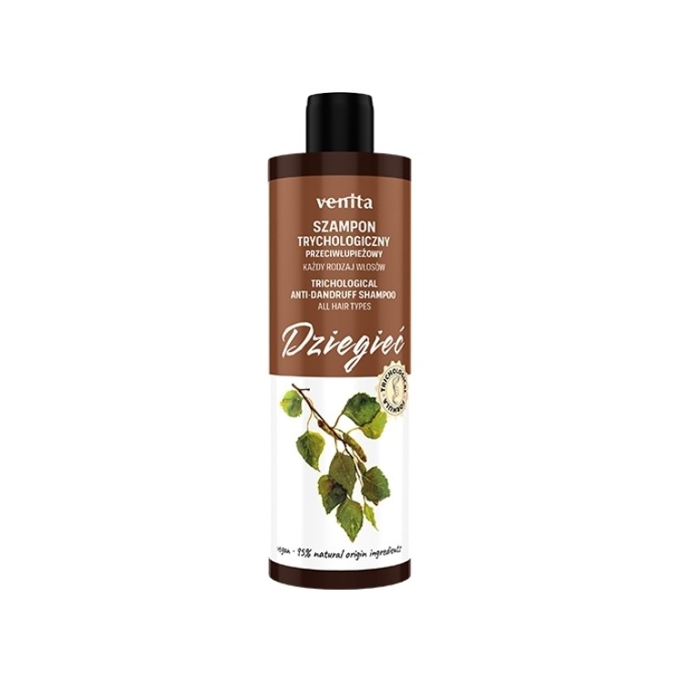Venita trychologiczny Szampon do włosów Dziegieć 300 ml